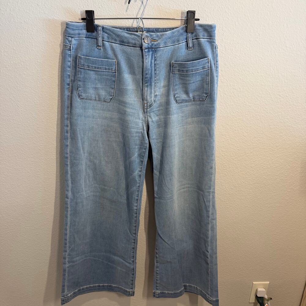 Kut from the Kloth Meg High Rise Wide Leg Jeans 10